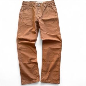 Duluth Flex Fire Hose Relaxed Straight Leg Brown Pants